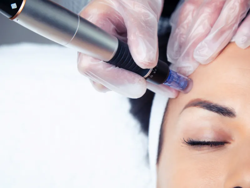 prp microneedling before and after