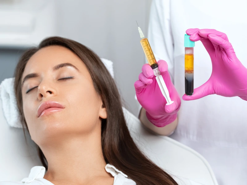 PRP facial treatment