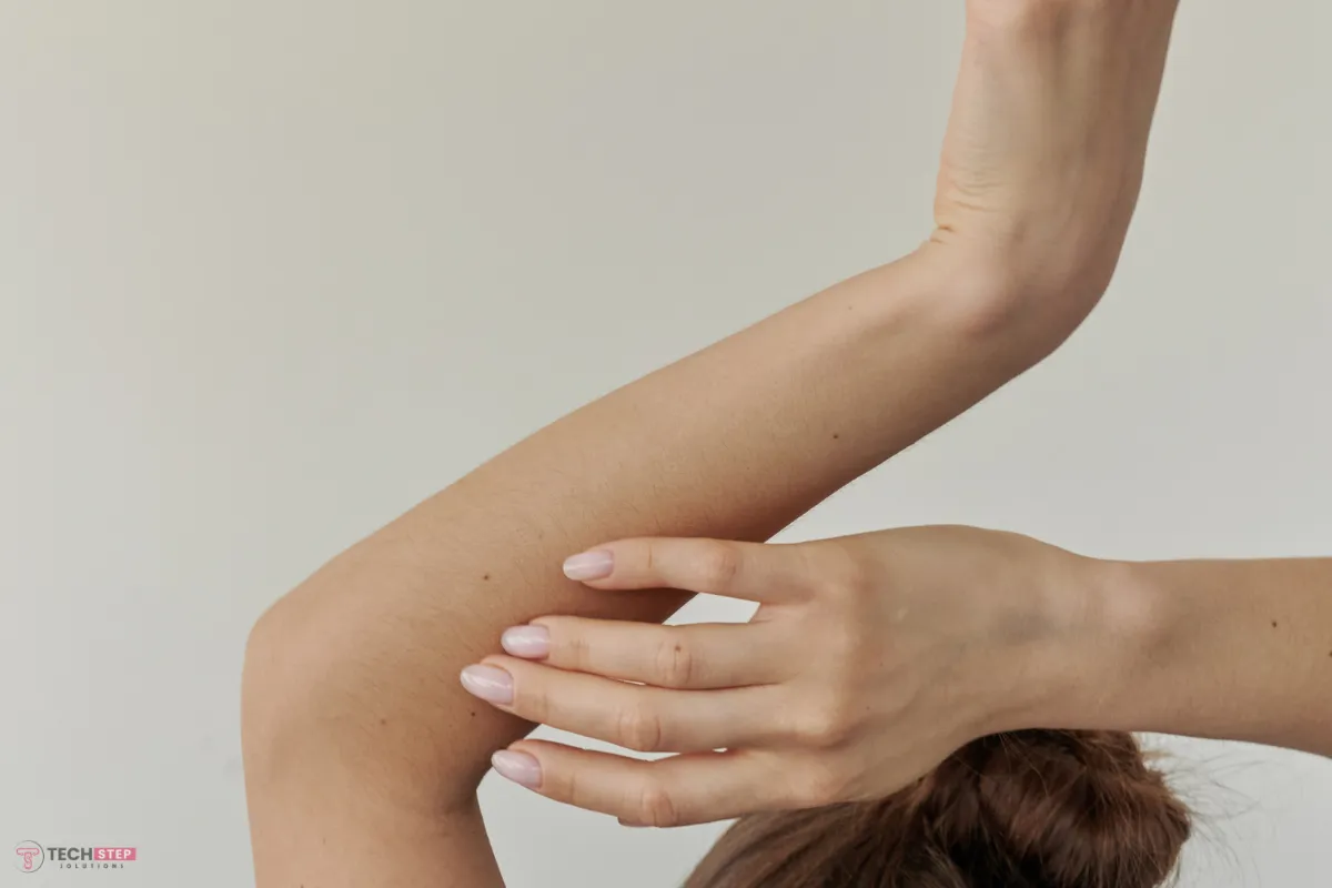 Elbow Bleaching Aftercare for clear skin