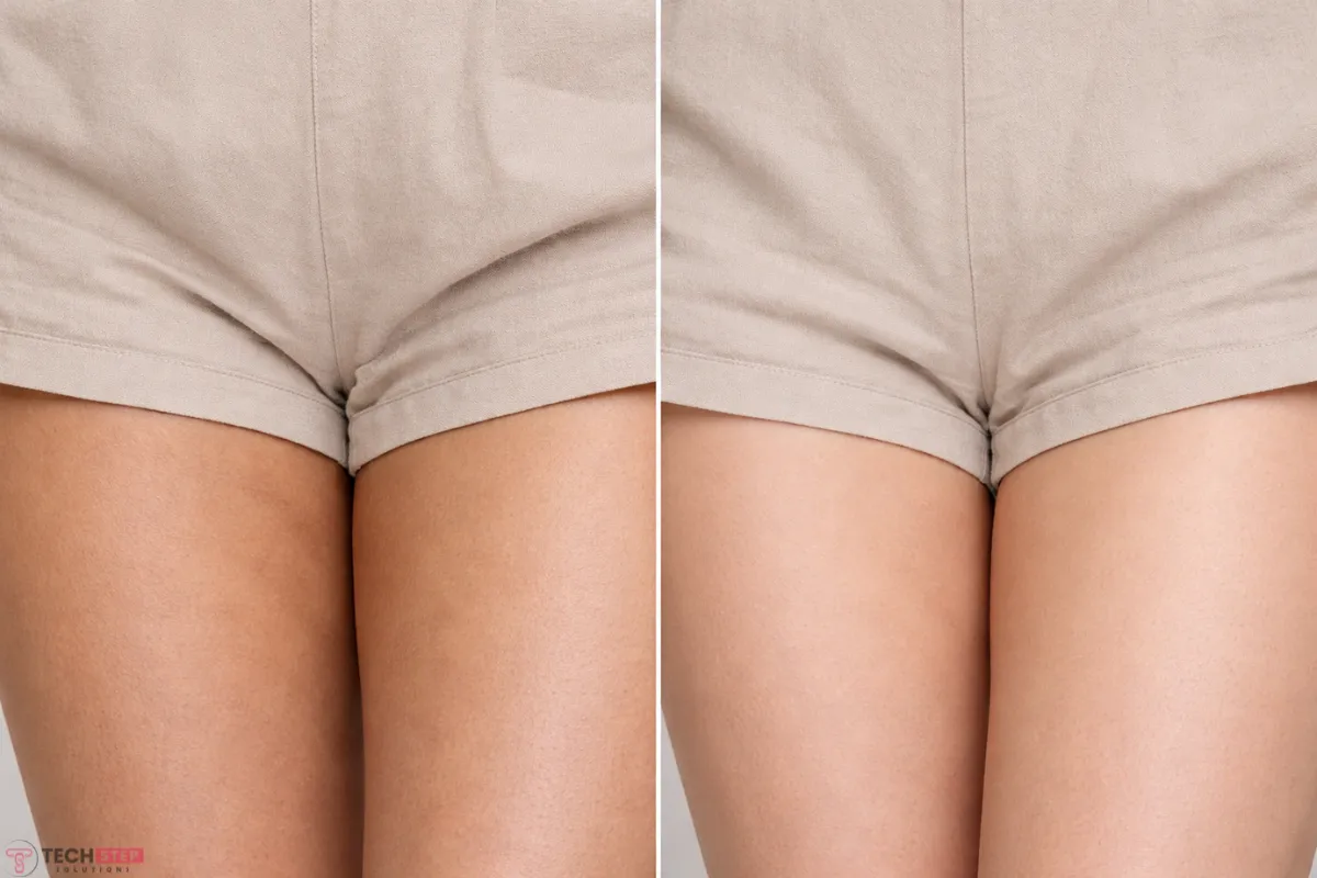 thigh bleaching